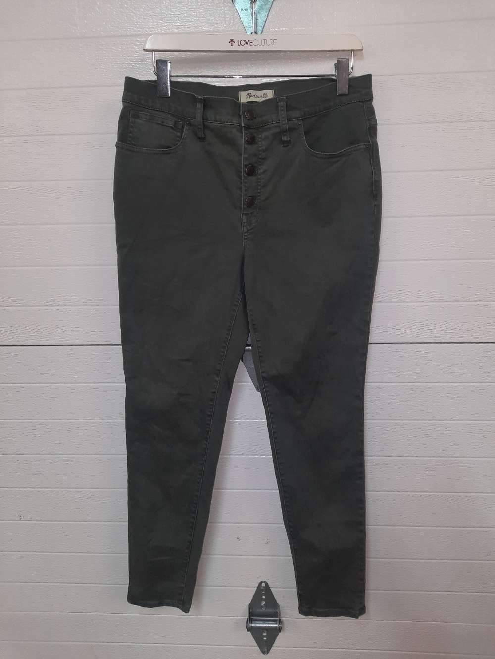 Madewell Button-Fly High-Rise Skinny Jeans